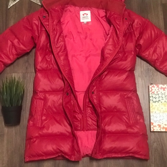 Appaman Featherweight Down Hot Pink Hooded Puffer - Picture 3 of 12